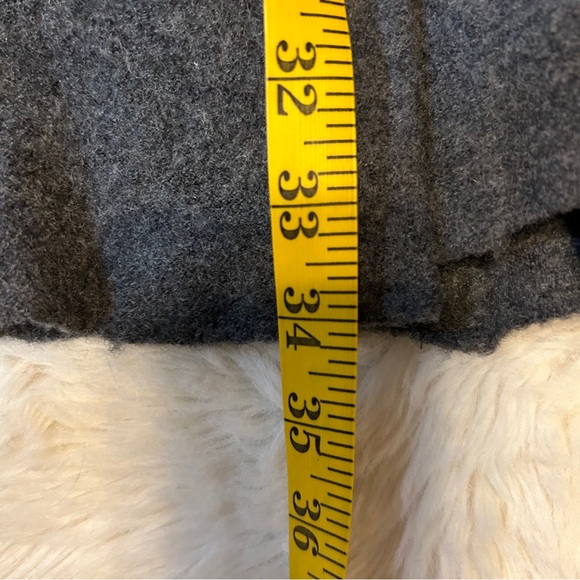 Anthropologie Rosie Neim Grey 100% Wool Coat - Picture 14 of 16